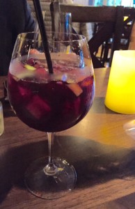 Red sangria at Roux